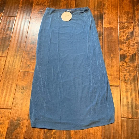 BRAND NEW Maxi Skirt Blue Size US 12 - Picture 5 of 7